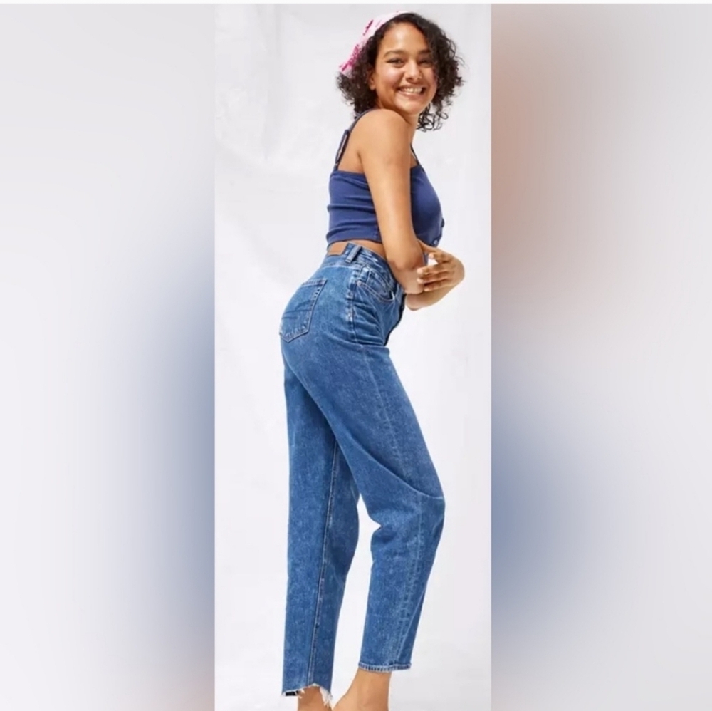 NWT! American Eagle, Relaxed Mom Jean On Dark Dreams, Multiple Sizes- NEW! - Picture 2 of 16